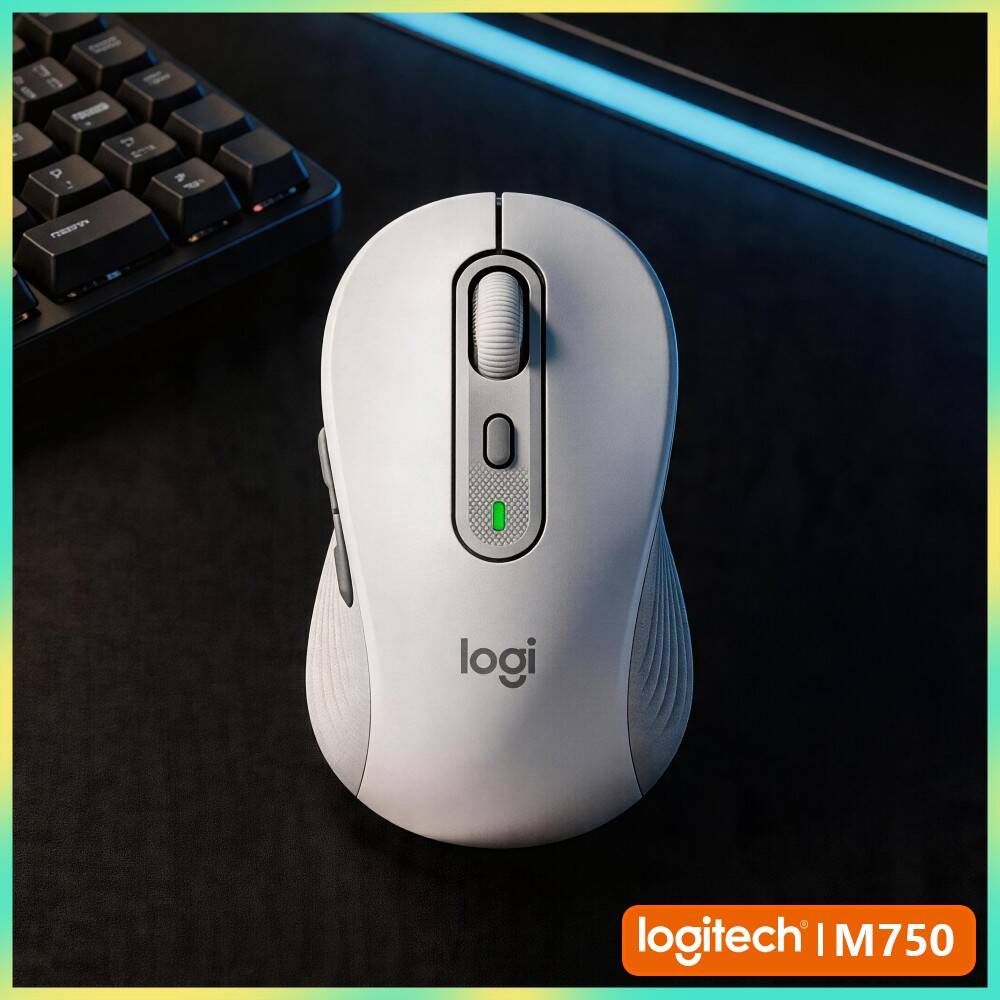 Home Automation Industry - Logitech M750 Ergonomic Mouse - Quiet