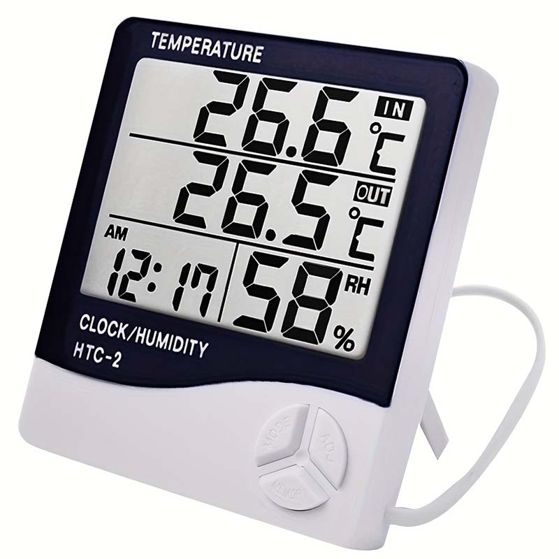 LCD Digital Thermometer Hygrom - огляд і ціна Home Automation Industry