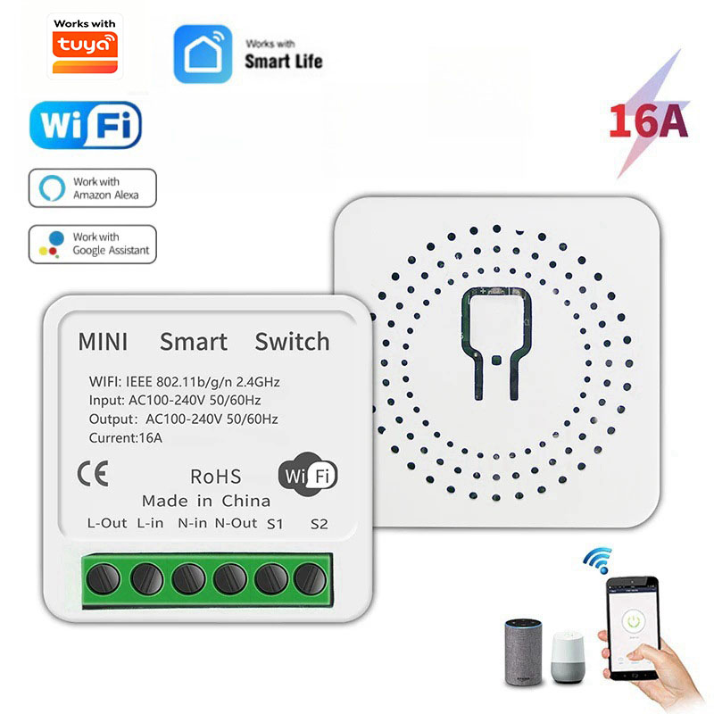 16A Two Way Control DIY WiFi M - огляд і ціна Smart Home Automation Diy