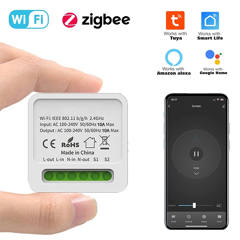 Tuya 16A Mini Wifi Smart Switc - огляд і ціна Smart Home Automation Diy