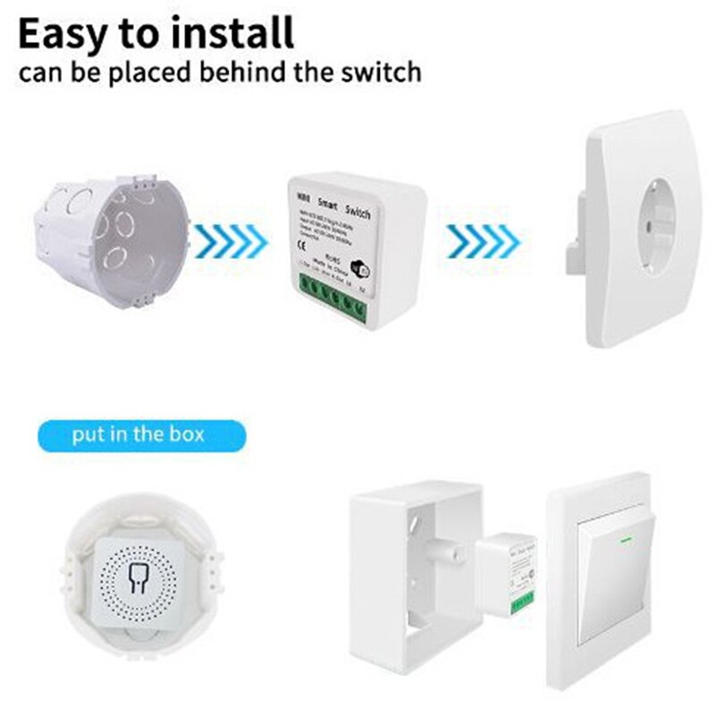 Tuya 16A Mini Wifi Smart Switc - огляд і ціна Smart Home Automation Diy
