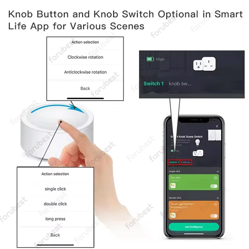 Tuya ZigBee Smart Knob Switch  - огляд і ціна Smart Home Automation Diy