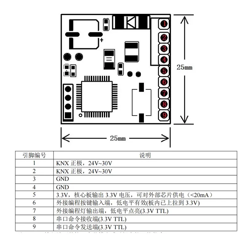 KNX Secondary Development Modu - огляд і ціна Diy Home Automation System