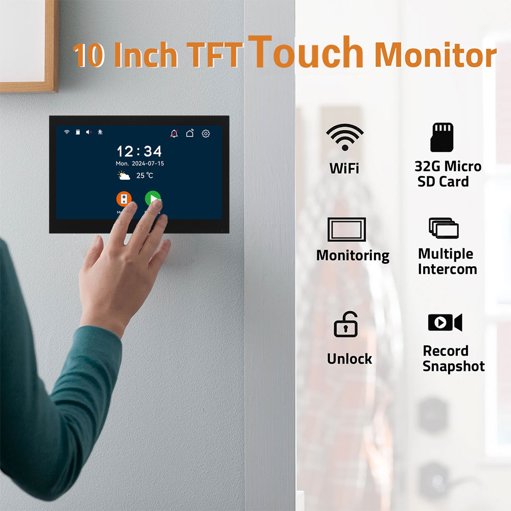 Tuya 1080P 5G Wifi 7/10 Inch 2 - огляд і ціна Smart Doorbell Wired