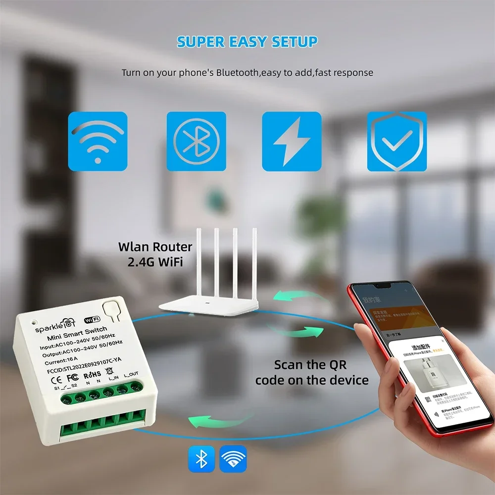 16A Matter WIFI Smart Switch A - огляд і ціна Home Automation Tutorial