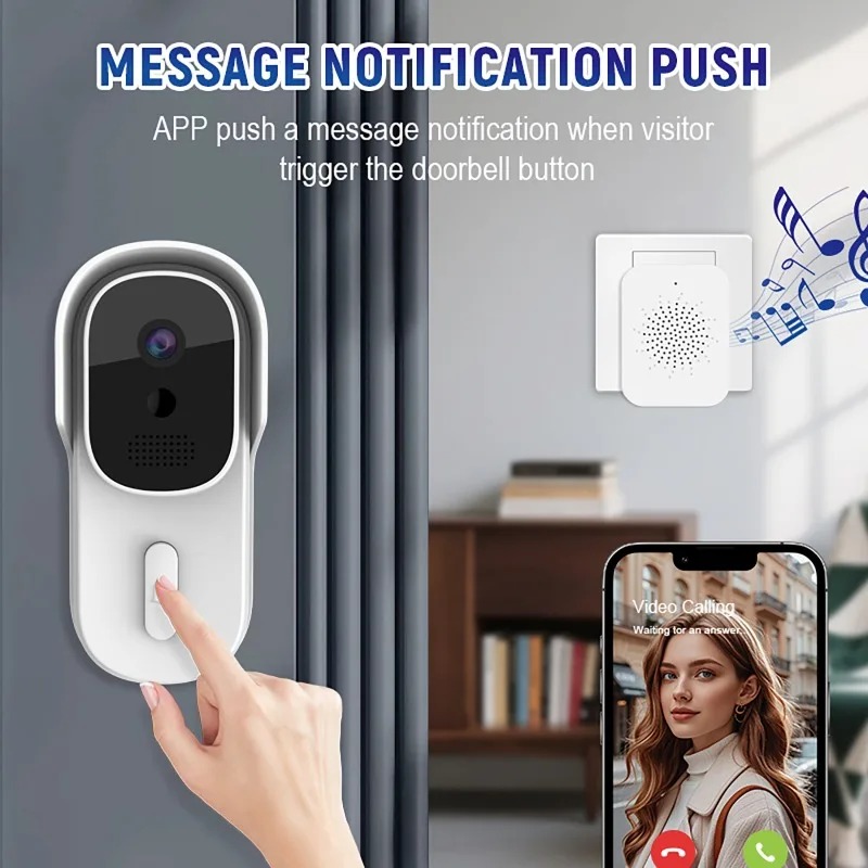Wide View Tuya Smart Life APP  - огляд і ціна Smart Doorbell Wired