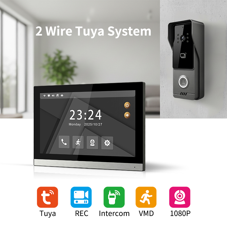 2 Wire Video Intercom System 1 - огляд і ціна Smart Doorbell Wired