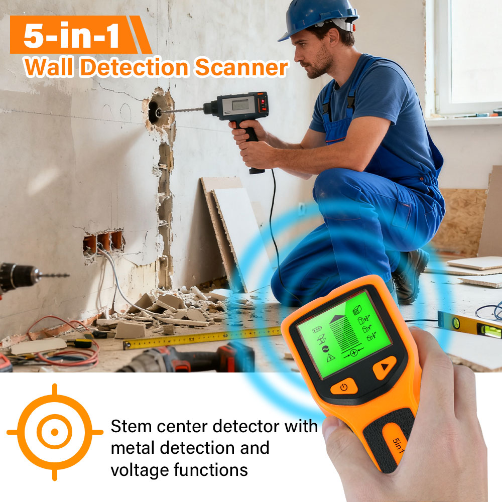 Wall Stud Detector 5 in 1 Hand - огляд і ціна Water Leak Detector Wired