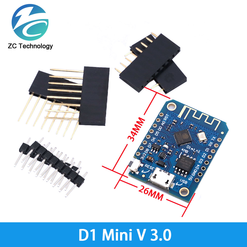 D1 Mini ESP8266 ESP-12F CH340G - огляд і ціна Esp8266 Nodemcu Board