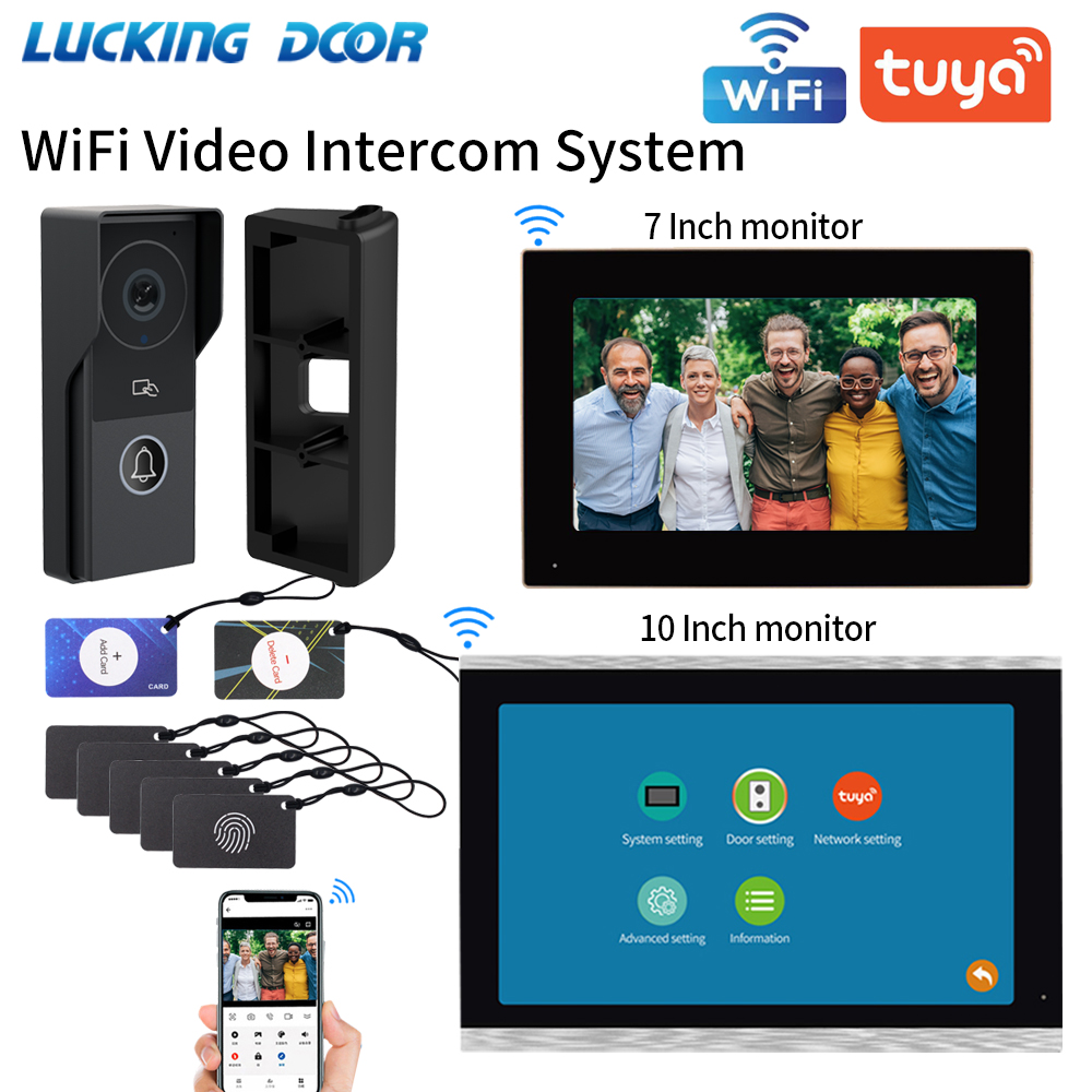7/10 Inch Video Intercom 1080P - огляд і ціна Smart Doorbell Wired