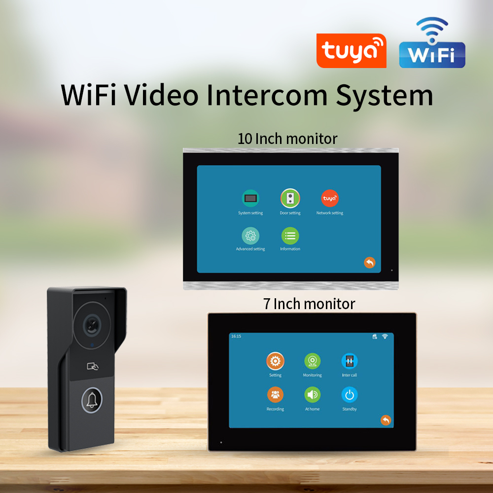 7/10 Inch Video Intercom 1080P - огляд і ціна Smart Doorbell Wired