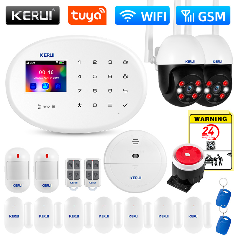 KERUI W202 WIFI GSM Alarm Syst - огляд і ціна Smart Home Automation Diy