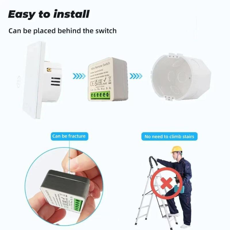 RF 433 MHz Smart Switch Mini D - огляд і ціна Smart Home Automation Diy
