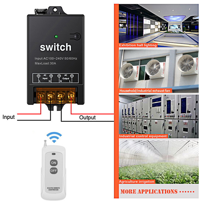AC110V 220V 240V 30A Relay FR  - огляд і ціна Home Automation Industry