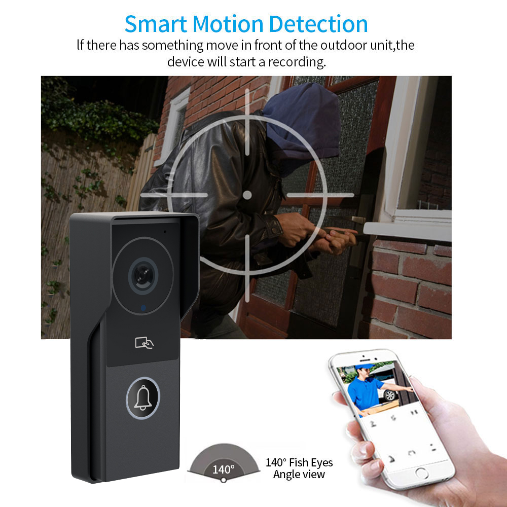 Wifi Video Doorbell System 108 - огляд і ціна Smart Doorbell Wired